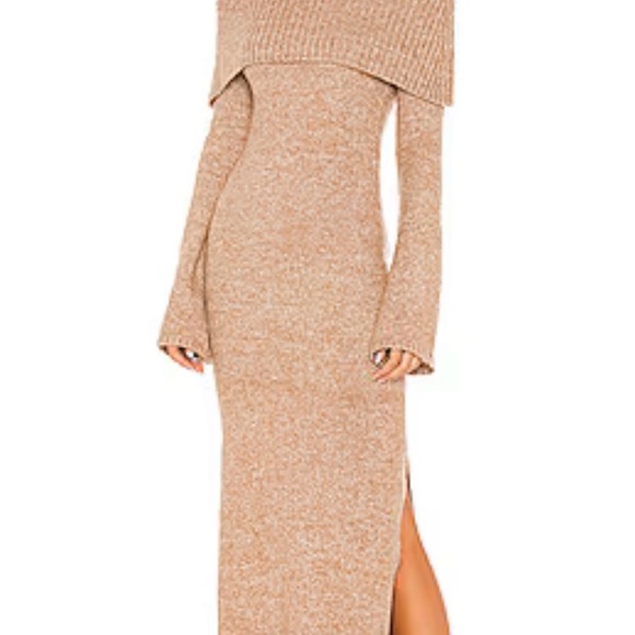 Cult Gaia Brand New with Tags Mariel Off the Shoulder Knit Sweater Dress, Size L - Picture 4 of 7